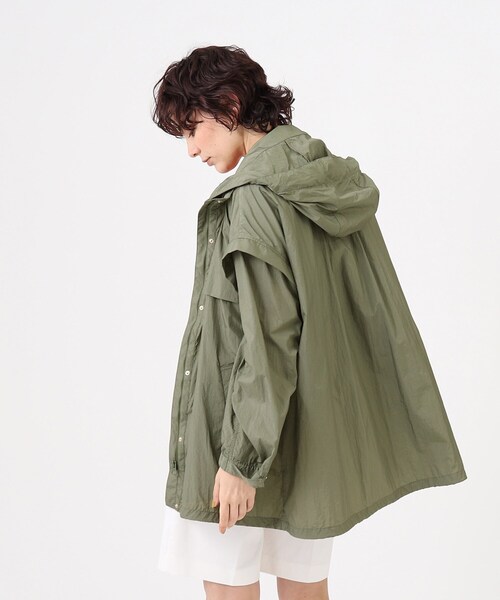 GALLEST（ギャレスト）の「◆3WAYエアリー マウンテンパーカ【ウォッシャブル】（その他アウター・レディース・ホワイト/カーキ/サックスブルー・36/38/40）」の17枚目の写真