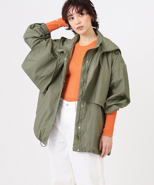 GALLEST（ギャレスト）の「◆3WAYエアリー マウンテンパーカ【ウォッシャブル】（その他アウター・レディース・ホワイト/カーキ/サックスブルー・36/38/40）」の18枚目の写真