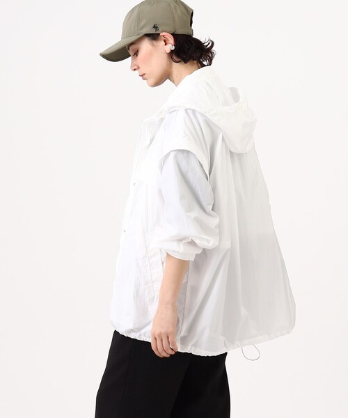 GALLEST（ギャレスト）の「◆3WAYエアリー マウンテンパーカ【ウォッシャブル】（その他アウター・レディース・ホワイト/カーキ/サックスブルー・36/38/40）」の22枚目の写真