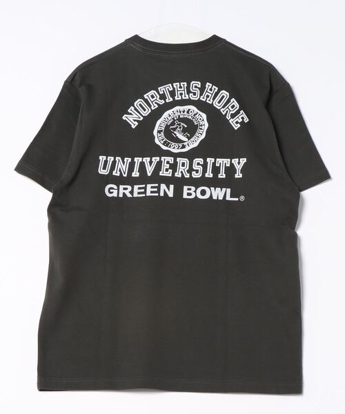 【日本製】グリーンボウル 【GREEN BOWL】Organic CottonT-shirts (C柄 NORTHE SHORE）（Tシャツ/カットソー）｜GREEN BOWL（グリーンボウル）