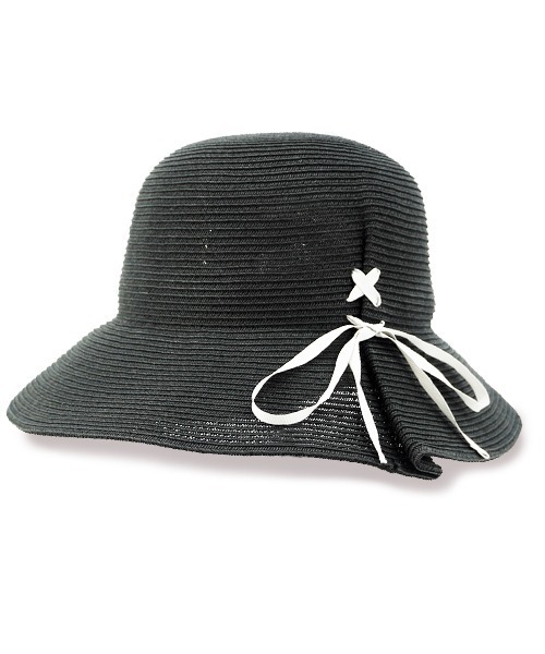 polcadot（ポルカドット）の「ソフトペーパーリボンハット（ハット・レディース・ブラック/ベージュ/キャメル・FREE）」の22枚目の写真