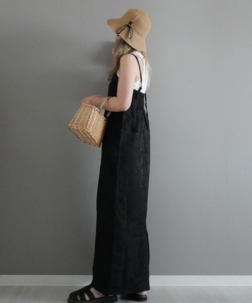 polcadot（ポルカドット）の「ソフトペーパーリボンハット（ハット・レディース・ブラック/ベージュ/キャメル・FREE）」の10枚目の写真