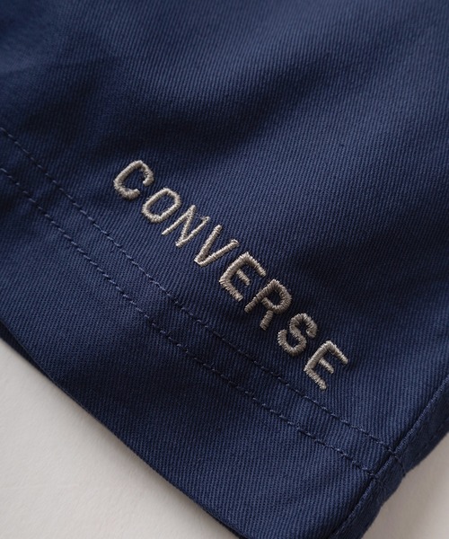 CONVERSE（コンバース）の「【CONVERSE/コンバース】ブランドネーム ワンポイントロゴ刺繍デザイン コットンツイル ショーツ/ハーフパンツ（その他パンツ・メンズ・ネイビー/ブラック/ライトグリーン/ホワイト/ベージュ/サックスブルー/イエロー/カーキ・M/XL/L）」の10枚目の写真