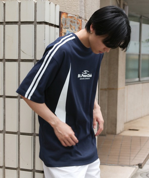 tシャツ 「UNISEX」SAINTPAIN／CIRCLE ロゴラインT レディース メンズ tシャツ 「UNISEX」SAINTPAIN／CIRCLE ロゴラインT レディース