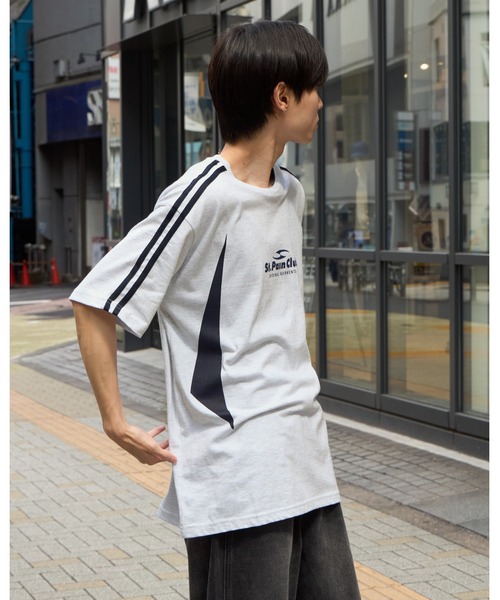 tシャツ 「UNISEX」SAINTPAIN／CIRCLE ロゴラインT レディース メンズ セール】【UNISEX】SAINTPAIN／CIRCLE ロゴラインT（Tシャツ