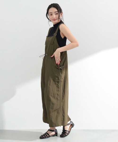 未使用 BEAMS HEART ビームスハート ジレ 2way ジャンパースカート ロングワンピース F オリーブ  レディース 古着 中古 未使用 BEAMS HEART ビームスハート ジレ 2way ジャンパー
