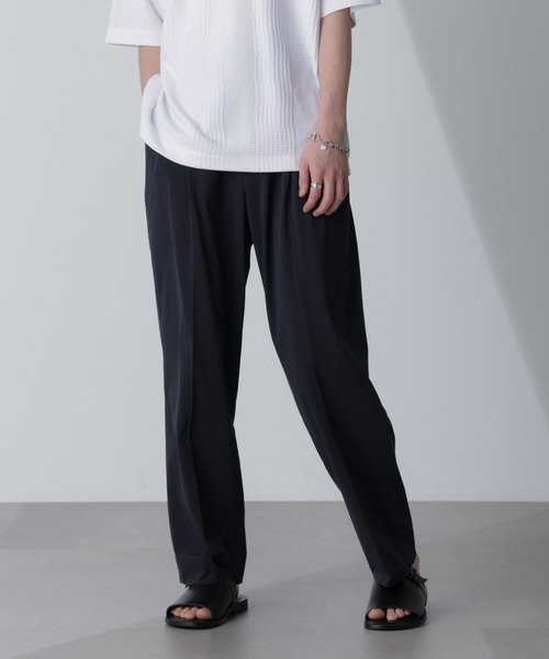 NANO universe（ナノユニバース）の「「AIR PASSAGE」テーパードイージーパンツ（セットアップ可）（その他パンツ・メンズ・ネイビー/ライトブラウン/ブラック・M/L/XL）」の11枚目の写真