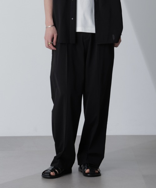 NANO universe（ナノユニバース）の「「AIR PASSAGE」テーパードイージーパンツ（セットアップ可）（その他パンツ・メンズ・ネイビー/ライトブラウン/ブラック・M/L/XL）」の18枚目の写真