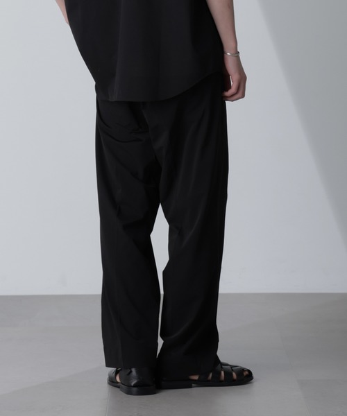 NANO universe（ナノユニバース）の「「AIR PASSAGE」テーパードイージーパンツ（セットアップ可）（その他パンツ・メンズ・ネイビー/ライトブラウン/ブラック・M/L/XL）」の20枚目の写真