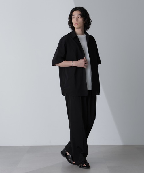 NANO universe（ナノユニバース）の「「AIR PASSAGE」テーパードイージーパンツ（セットアップ可）（その他パンツ・メンズ・ネイビー/ライトブラウン/ブラック・M/L/XL）」の21枚目の写真