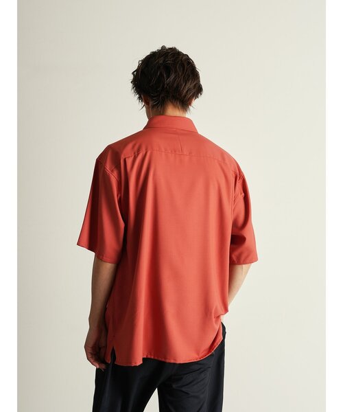 CUSTOM CULTURE（カスタムカルチャー）の「【Custom Culture】ポリレーヨンTWILLショートスリーブシャツ（シャツ/ブラウス・メンズ・ベージュ系その他/ブラウン/ブラック/ライトグレー/オレンジ系・3/2/4）」の7枚目の写真