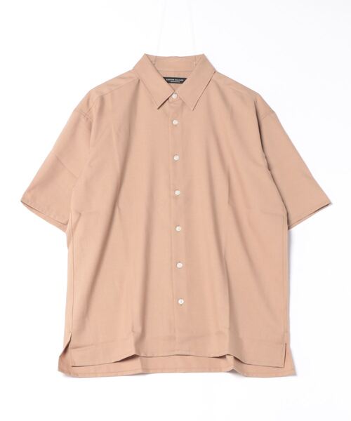 CUSTOM CULTURE（カスタムカルチャー）の「【Custom Culture】ポリレーヨンTWILLショートスリーブシャツ（シャツ/ブラウス・メンズ・ベージュ系その他/ブラウン/ブラック/ライトグレー/オレンジ系・3/2/4）」の14枚目の写真