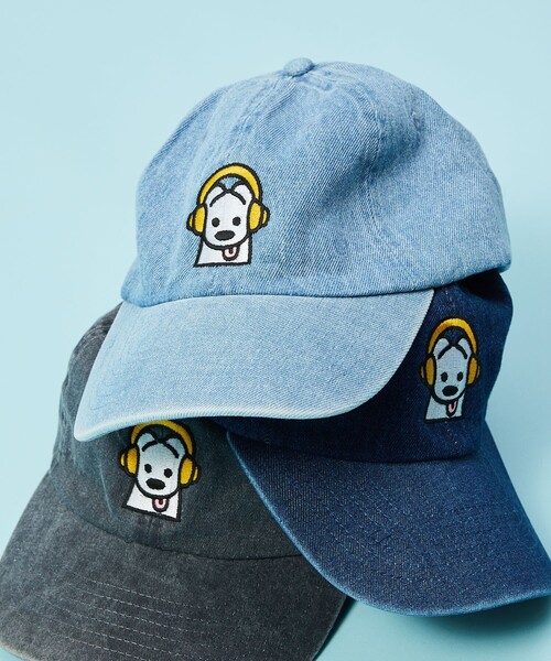 FREAK'S STORE(フリークスストア)の「matsui×FREAK'S STORE/マツイ×フリークスストア 別注「ミュージック」ワンポイント 6パネル 刺繍キャップ(キャップ・メンズ・グレー/ブラック/ホワイト・フリ-)」の3枚目の写真