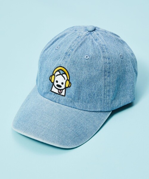 FREAK'S STORE(フリークスストア)の「matsui×FREAK'S STORE/マツイ×フリークスストア 別注「ミュージック」ワンポイント 6パネル 刺繍キャップ(キャップ・メンズ・グレー/ブラック/ホワイト・フリ-)」の4枚目の写真