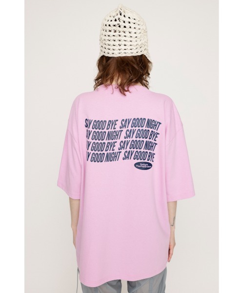 SLY(スライ)の「FOAM LOGO PHOTO T/SH フォーム ロゴ フォト ティーシャツ(Tシャツ/カットソー・レディース・ホワイト/ピンク/ブラック/杢グレー・FREE)」の14枚目の写真