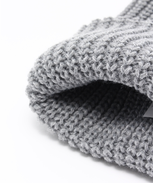 AMERICAN RAG CIE（アメリカンラグシー）の「AMERICAN RAG CIE ビックワッチキャップ(MADE IN USA) /  104-AFA-SB153-0101-US（ニットキャップ/ビーニー・メンズ・バーガンディー/ブラック/ライトグレー・FREE）」の5枚目の写真