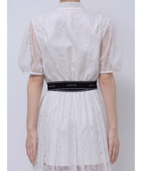 MERCURYDUO（マーキュリーデュオ）の「ロゴラインゴムリボンブラウス（シャツ/ブラウス・レディース・オフホワイト/アイボリー/ブラック・FREE）」の11枚目の写真