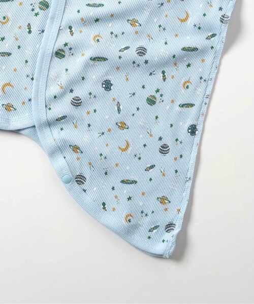 apres les cours（アプレレクール）の「リブベビーコンビ肌着（肌着・キッズ・キナリ/アイボリー/サックスブルー/オフホワイト・60/70）」の9枚目の写真