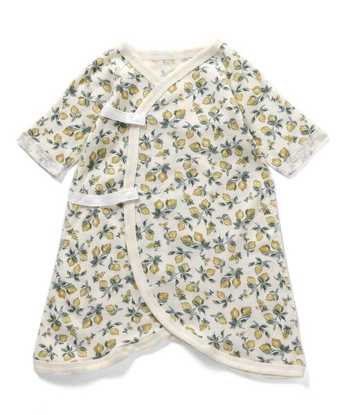 apres les cours（アプレレクール）の「リブベビーコンビ肌着（肌着・キッズ・キナリ/アイボリー/サックスブルー/オフホワイト・60/70）」の11枚目の写真