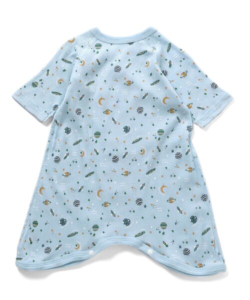 apres les cours（アプレレクール）の「リブベビーコンビ肌着（肌着・キッズ・キナリ/アイボリー/サックスブルー/オフホワイト・60/70）」の14枚目の写真