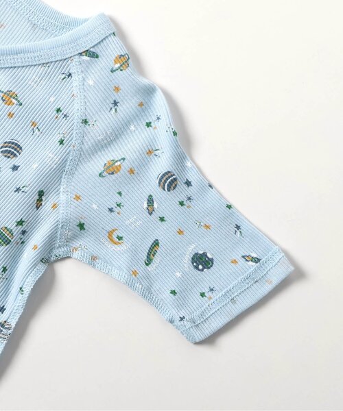 apres les cours（アプレレクール）の「リブベビーコンビ肌着（肌着・キッズ・キナリ/アイボリー/サックスブルー/オフホワイト・60/70）」の17枚目の写真