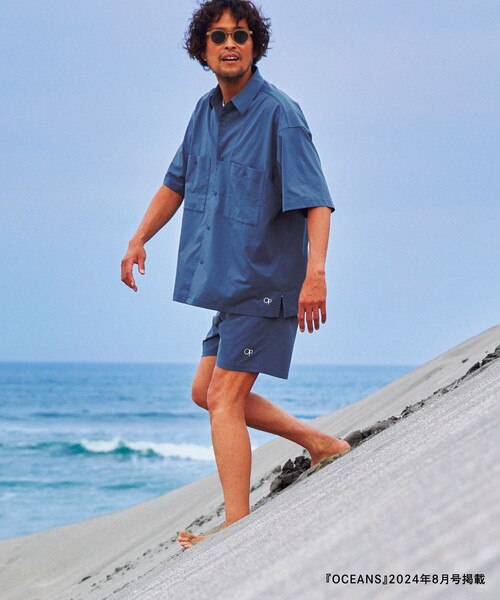 UNFILO（アンフィーロ）の「【コラボ】オーシャンパシフィック ショートパンツ（その他パンツ・メンズ・ブラック系/ダルブルー系・SMALL/X-LARGE/LARGE/MEDIUM）」の4枚目の写真