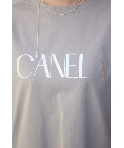 AZUL by moussy（アズールバイマウジー）の「メタリックロゴTシャツ（Tシャツ/カットソー・レディース・オフホワイト/グレー/ブラック・FREE）」の15枚目の写真