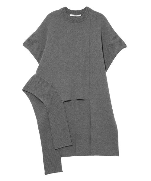 UN3D.（アンスリード）の「ASYMME ARCH KNIT VEST / アシメ