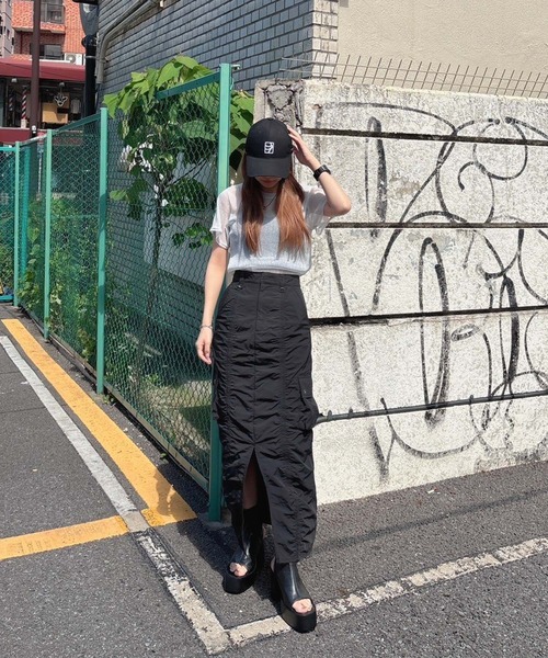 【セール】ギャザーロングスカート(スカート)|ENVYM(アンビー) 【セール】ギャザーロングスカート(スカート)|ENVYM(アンビー)