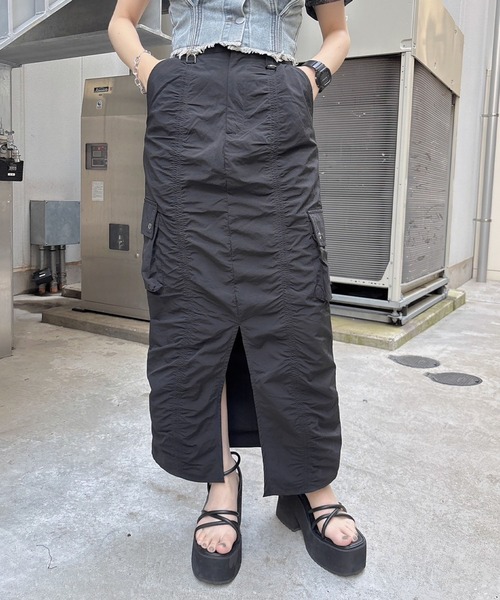 【セール】ギャザーロングスカート(スカート)|ENVYM(アンビー) 【セール】ギャザーロングスカート(スカート)|ENVYM(アンビー)