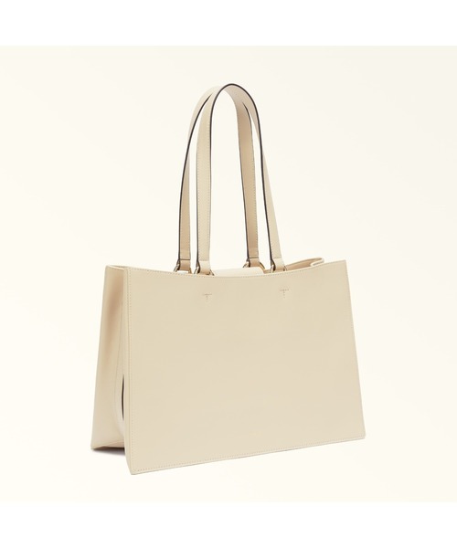 FURLA（フルラ）の「FURLA NUVOLA L TOTE（トートバッグ・レディース・アイボリー・ONE SIZE）」の2枚目の写真