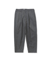 CALEE（キャリー）の「T/C TWILL TUCK WIDE TROUSERS（チノパンツ）」