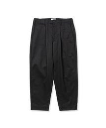 CALEE（キャリー）の「T/C TWILL TUCK WIDE TROUSERS