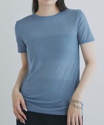 【kiehtova】sheer tops/シアートップス ショートスリーブ カットソー