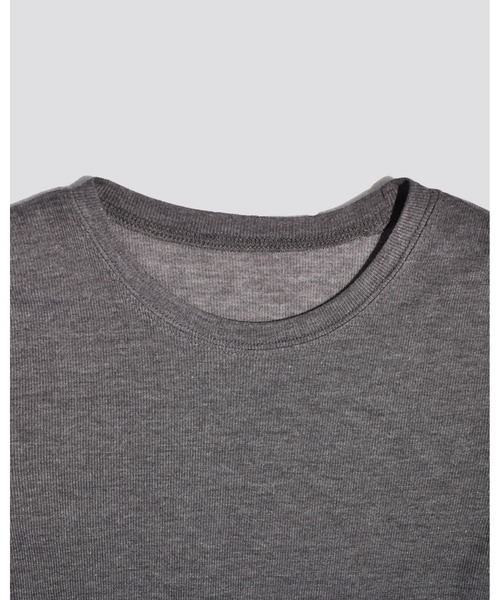 kiehtova（キエトヴァ）の「【kiehtova】sheer tops/シアートップス　ショートスリーブ カットソー（Tシャツ/カットソー・レディース・カーキ/ブラック/ブルー/ホワイト/グレー・FREE）」の6枚目の写真