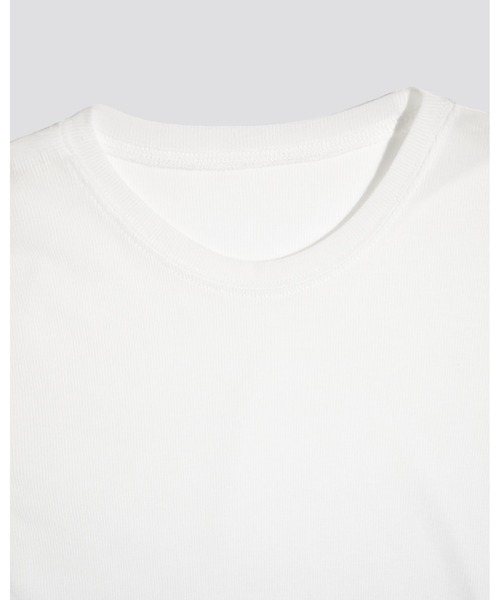 kiehtova（キエトヴァ）の「【kiehtova】sheer tops/シアートップス　ショートスリーブ カットソー（Tシャツ/カットソー・レディース・カーキ/ブラック/ブルー/ホワイト/グレー・FREE）」の13枚目の写真