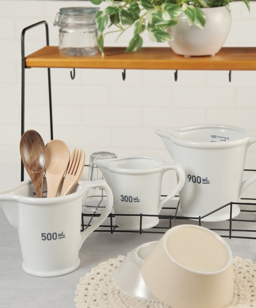 studio CLIP(スタディオクリップ)の「【daily CLIP】ポーセリンジャグ 300ML(グラス/マグカップ/タンブラー・レディース・ホワイト・FREE)」の9枚目の写真