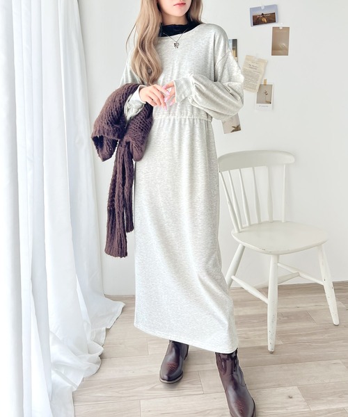 セール】楽ちん、旬魅せ。前後2wayミニ裏毛トリプルリボン