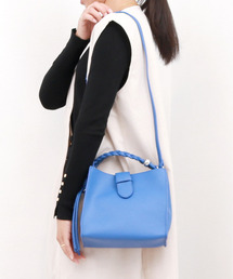 カシュカシュ cachecache / ベルトフラップメッシュハンドル2wayトート