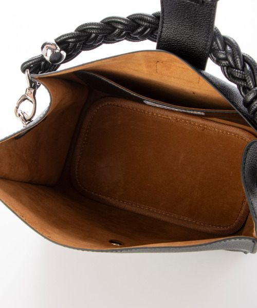 cache cache(カシュ カシュ)の「カシュカシュ cachecache / ベルトフラップメッシュハンドル2wayトート(ショルダーバッグ・レディース・ライトグレー/ブルー/ブラック・FREE)」の6枚目の写真