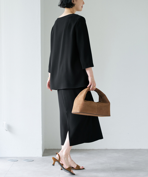 saqui(サキ)の「SAQUI(サキ) スカート(スカート・レディース・ブラック・SMALL/MEDIUM/LARGE)」の2枚目の写真