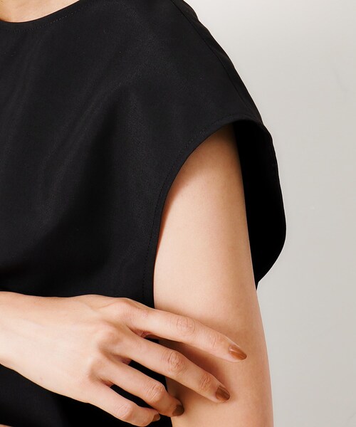 OPAQUE.CLIP（オペークドットクリップ）の「◆リネンライクオールインワン【洗濯機洗い可】（サロペット/オーバーオール・レディース・ブラック/チャコールグレー・38/40/42）」の16枚目の写真