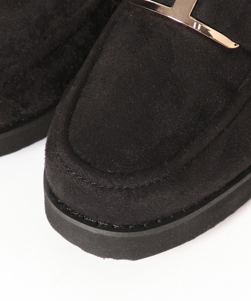 GLOBAL WORK（グローバルワーク）の「エアかる厚底ローファー/136031（ローファー・レディース・シルバー/ブラック/ブラック系/ブラック系2/ブラック系3/ブラック系その他4/ブラウン/アイボリー・MEDIUM/LARGE/SMALL）」の12枚目の写真