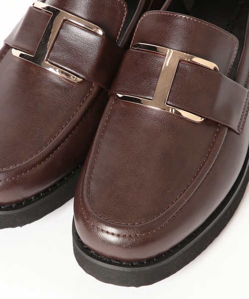 GLOBAL WORK（グローバルワーク）の「エアかる厚底ローファー/136031（ローファー・レディース・シルバー/ブラック/ブラック系/ブラック系2/ブラック系3/ブラック系その他4/ブラウン/アイボリー・MEDIUM/LARGE/SMALL）」の13枚目の写真