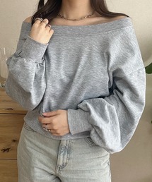 KOBE LETTUCE | オフショルスウェットトップス(スウェット)