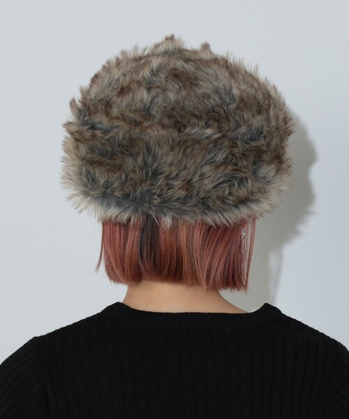 BEAMS HEART(ビームスハート)の「6パネル ロシアン帽(ハット・レディース・ライトグレー/ブラウン/グレー・ONE SIZE)」の6枚目の写真