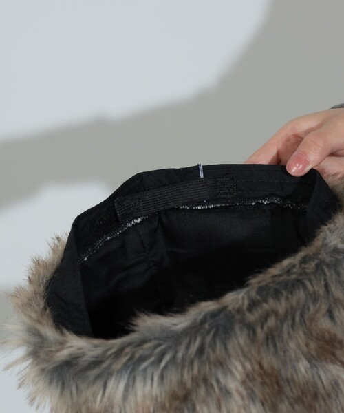 BEAMS HEART(ビームスハート)の「6パネル ロシアン帽(ハット・レディース・ライトグレー/ブラウン/グレー・ONE SIZE)」の8枚目の写真