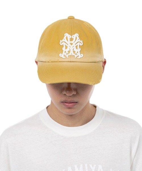 KAMIYA × CA4LA KMY Distressed Cap キャップ