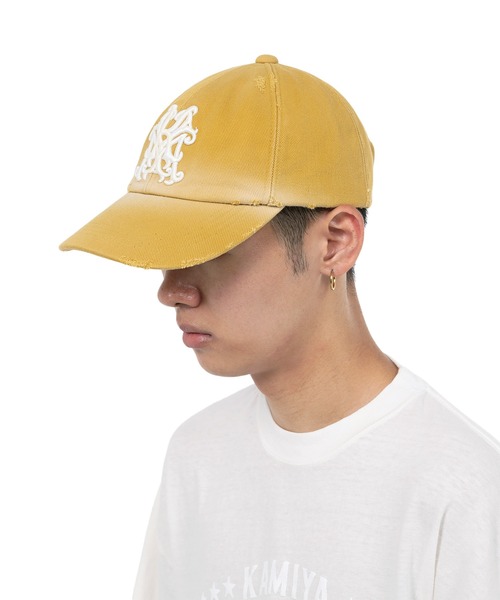 KAMIYA × CA4LA KMY Distressed Cap キャップ KAMIYA x CA4LA KMY MESH CAP(ONESIZE NAVY): キャップ｜帽子