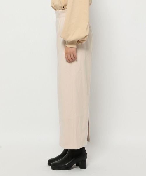 mysty woman（ミスティウーマン）の「ハイウエストナロースカート 149822（スカート・レディース・ブラック/アイボリー・FREE）」の8枚目の写真